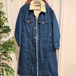 Universal Thread Sherpa lined Jean Trench - Size XXL